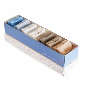 DC3701 - Weekly socks - Taupe and Blue