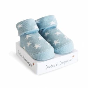 DC3703-04 - Birth sock - Blue with White star