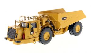 DCM85516 - Caterpillar AD60 articulated underground truck with operating cabin and exterior lights and driver and metal box