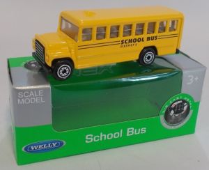 WEL52033W - yellow american school bus