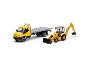 NEW16193A - IVECO truck with NEW HOLLAND B110C backhoe