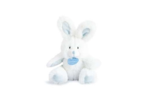 DC3106-BLEU - Rabbit Rattle - Blue