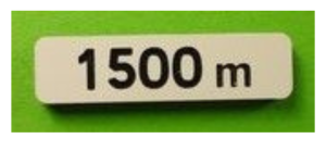 MCD-032 - Signage panel at 1500m - In kit form