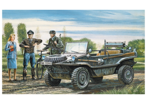 ITA0313 - Schwimmwagen vehicle to assemble and paint