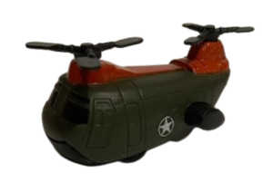 NEW01277E - Friction Khaki and Orange Helicopter