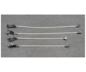 YCC783C-4 - Boom metal cables for LG 1550 RAL9005 Black