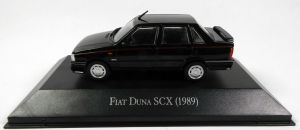MAGARGAQV14 - FIAT Duna SCX 1989 black 4-door sedan sold in blister pack