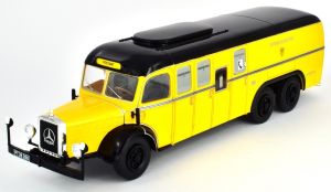 G1255068 - German postal bus MERCEDES BENZ O 10000 diesel 1938 yellow Osterreichische Post