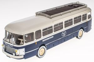 G1255071 - Moroccan line bus SAVIEM Chausson SC1 1960 blue and white line Casablanca-Marrakech