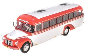 G1255072 - Swedish line bus VOLVO B375 1957 white and orange