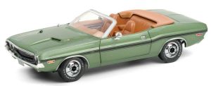 GREEN13586 - DODGE Challenger R/T convertible open 1970 metallic green