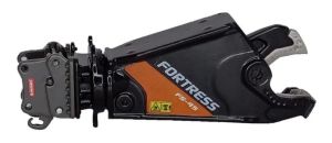 GF118-1-B - FORTRESS FS45-R Black scrap shears for excavators up to 40 tons