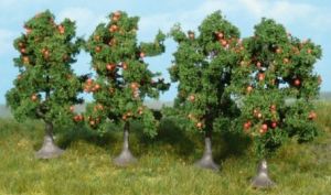 HEK1961 - Set of 5 apple trees 7cm