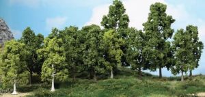 HEK1991 - Set of 15 leaf trees 10-18 cm