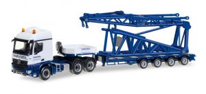 HER307253 - MERCEDES BENZ Arocs S SZ 6x4 transport Wasel with low trailer 4 axles