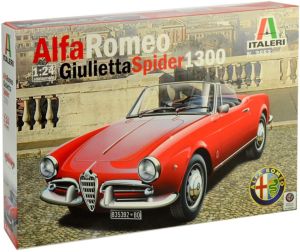 ITA3653 - ALFA ROMEO Giulietta Spider 1300 model to assemble and paint paint and glue not included