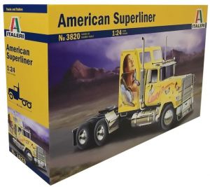 ITA3820 - AMERICAN Superliner Lady Butterflty model to mount and paint paint and glue not inclued
