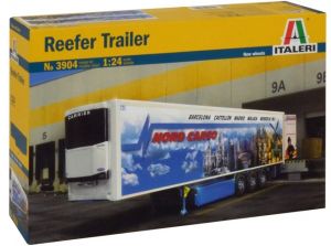 ITA3904 - Refrigerated trailer 3 axles CARRIER Nord Cargo model to mount and paint paint and glue not inclued