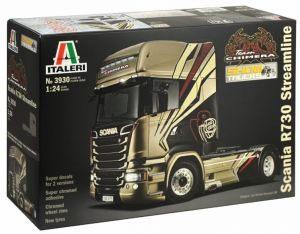 ITA3930 - SCANIA R730 Streamline Team Chimera 4x2 Show Truck model to mount and paint paint and glue not inclued