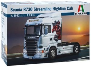 ITA3932 - SCANIA R730 Streamline Highline Cab 4x2 model to assemble and paint paint and glue not included