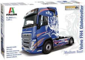 ITA3942 - VOLVO FH16 750 4x2 Globetrotter model to assemble and paint glue and paint not included