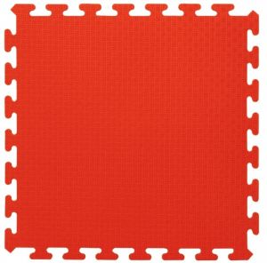 JAM460419 - 4 puzzle mat red - 50 x 50 cm