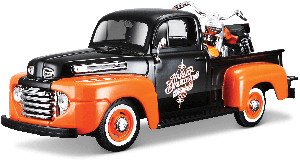 MST32180 - FORD F-1 Pickup with 1948 HARLEY DAVIDSON Motorcycle