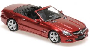 MXC940037530 - MERCEDES BENZ SL-Class convertible 2008 metal red
