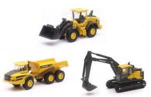 NEW32095 - Set of 3 VOLVO construction machines