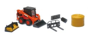 NEW33133 - KUBOTA SSV65 mini loader with accessories