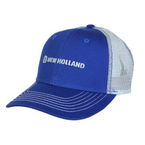 CASNH602 - NEW HOLLAND Blue Gray Mesh Cap