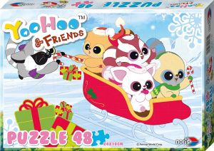 NORI606031130 - Puzzle 48 Pieces YooHoo and friends 24 x 18 cm