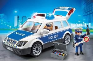 PLAY6920 - Police car with flashing light