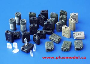PLS126 - Model reduced of canister modern not paint for diorama 35 pieces