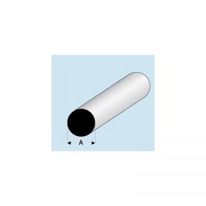 ART2400-52 - Round styrene profile diameter 1mm - 3x33cm