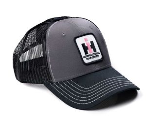 PIH83 - Grey cap with IH logo and black mesh back