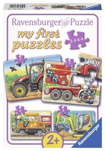 RAV069545 - 4 Puzzles - 2,4,6,8 Pieces - Vehicles