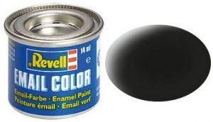 REV32108 - Matte black enamel paint 14ml