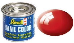 REV32131 - Glossy red fire enamel paint 14ml