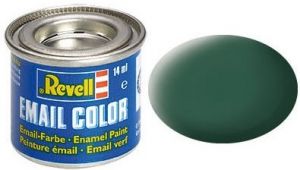 REV32139 - Matte dark green enamel paint 14ml