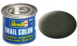 REV32142 - Matte olive green enamel paint 14ml