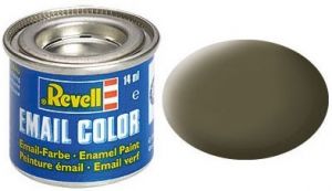 REV32146 - Matte olive green enamel paint 14ml