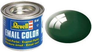 REV32162 - Dark glossy green enamel paint 14ml