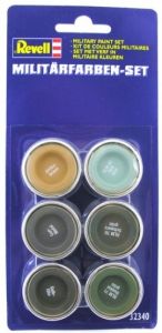 REV32340 - Kit of military colors 6 pots of 14ml