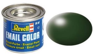 REV32363 - Satin dark green enamel paint 14ml