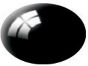 REV36107 - glossy black acrylic paint 18 ml