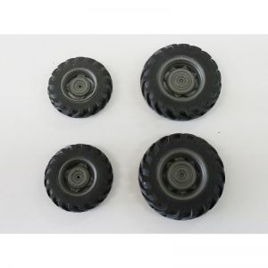 ART04239 - 4 tractor wheels - Front 38mm - Rear 49mm