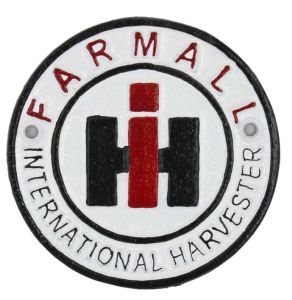 RHY-DE1073 - IH Farmall cast iron round panel
