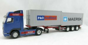 CON46124 - VOLVO FH 16 4x2 NOOTEBOOM With 3-axle container trailer and 20-foot container P&O & MAERSK