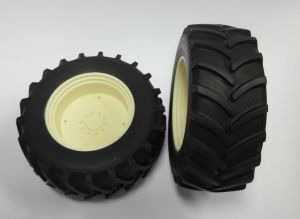 ART04272B - 2x Tractor rear wheel white 61mm